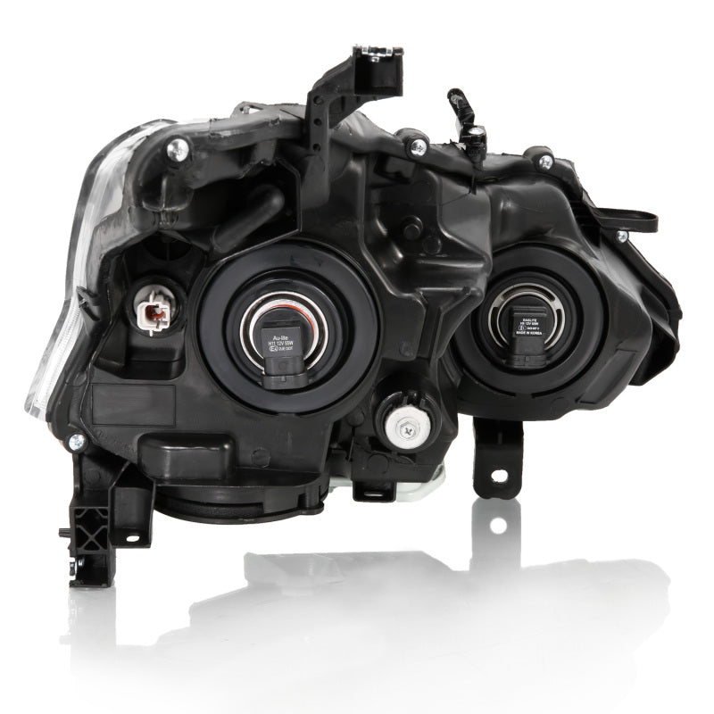 ANZO 2013-2015 Nissan Altima Projector Headlight Black Amber 121549