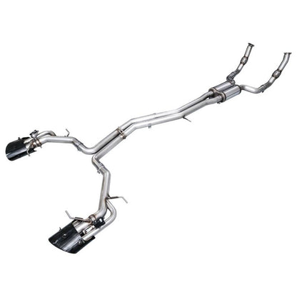AWE Tuning 2021-2025 Audi C8 RS6/RS7 SwitchPath Cat-back Exhaust - Diamond Black Tips