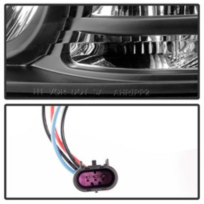 Spyder Dodge Ram 09-12 Projector Headlights Light Bar DRL Black PRO-YD-DR09-LBDRL-BK 5081001