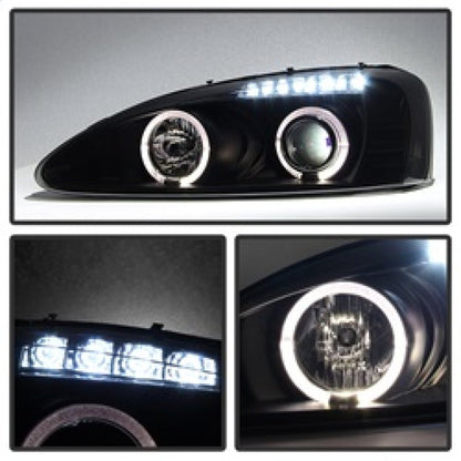 Spyder Pontiac Grand Prix 04-08 Projector Headlights LED Halo LED Blk Smke PRO-YD-PGP04-HL-BSM 5078629
