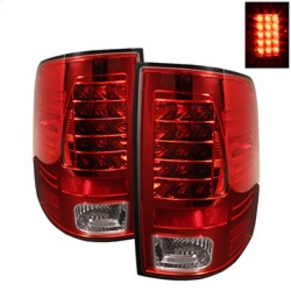 Spyder Dodge Ram 1500 09-14 LED Tail Lights Incandescen- Red Clear ALT-YD-DRAM09-LED-RC 5017567