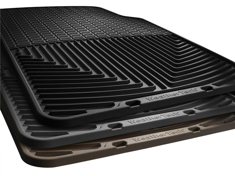 WT Rubber Mats - Rear - Tan