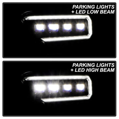 Spyder 16-20 Toyota Tacoma Halogen Model Only High-Power LED Headlights - Black PRO-YD-TT16HALAP-BK 5088376