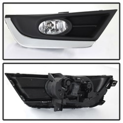 Spyder 17-18 Honda CRV OEM Chrome Trim Fog Lights w/Switch & Cover - Clear (FL-HCRV2017-C) 5084897