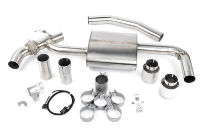 Dinan Valved Axle-Back Exhaust - 2016-2023 BMW X1/X2 sDrive28i Stainless Steel - Polished Tips - F48 / F39