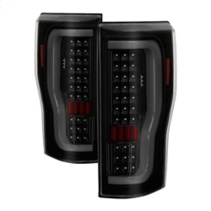 SPYDER xTune 17-18 Ford F-250 Super Duty (Excl LED Models) LED Tail Lights-Blk Smk (ALT-ON-FS17-LBLED-BSM) 9041617
