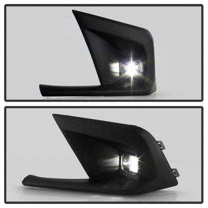 SPYDER 22-23 Honda Civic OEM Full LED Fog Lights w/ Switch - Clear 9051203