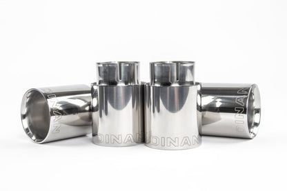 Dinan Free Flow Axle-Back Exhaust - 2020-2024 BMW M340i/M440i Stainless Steel - Polished Tips - G20 / G22 / G23 / G26