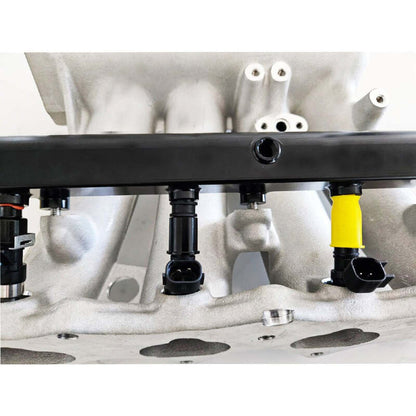 BLOX Racing Honda B-Series Xtreme Aluminum Fuel Rail - Black BXFU-00720-BK