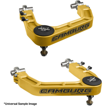 Camburg Toyota Tundra 2WD/4WD 22-23 KINETIK V2 Performance Billet Uniball Upper Arms (Gold) CAM-310189-GLD
