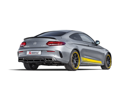 Akrapovic 16-17 AMG C63 Coupe Evolution Line Cat Back (Titanium) w/ Carbon Tips (Req. Link Pipe) MTP-ME/T/3H