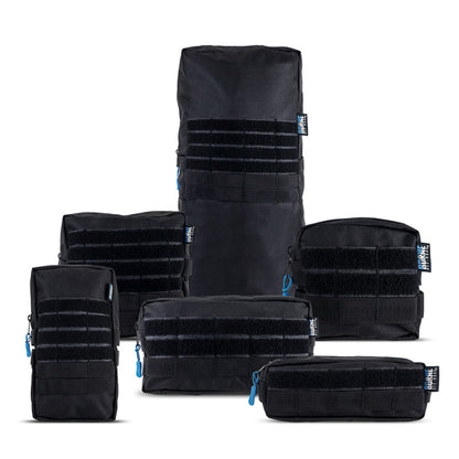 Borne Off-Road Molle Pouch Set - 6-Pack BNMP-B-002
