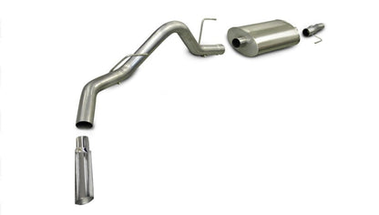 Corsa Performance 09-10 Ford F-150 4.6L V8 Polished Sport Cat-Back Exhaust