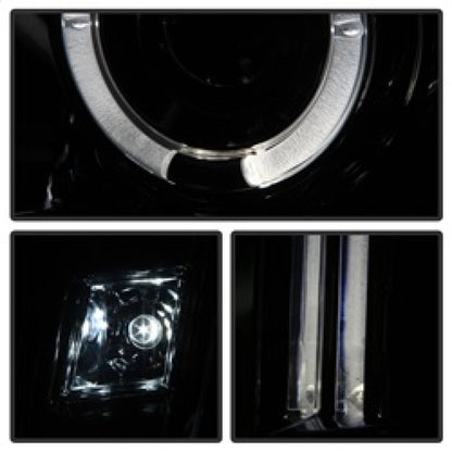 Spyder GMC Yukon 07-14/Yukon Denali 07-14 Projector Headlights LED Halo LED Smke PRO-YD-GY07-HL-SM 5029348
