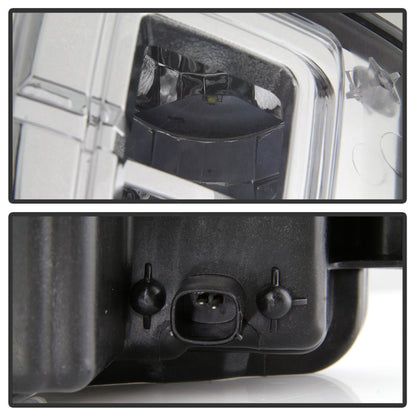 Spyder 16-18 Chevy Silverado 1500 OEM Style Full LED Fog Light w/Switch - Clear (FL-CSIL16-LED-C) 9043215
