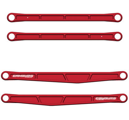 Camburg Ford Raptor 21-23 KINETIK Series Rear Billet Trailing Arm Kit (Red) CAM-120033-RED