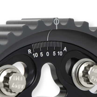 AEM Electronics Tru-Time Cam Gear Black 5-Bolt Honda B Series