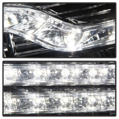 Spyder Chevy Silverado 1500 07-13 V2 Projector Headlights - LED DRL - Chrome PRO-YD-CS07V2-DRL-C 5083586