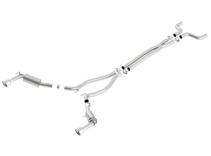 Borla 14-15 Chevy Camaro SS 6.2L V8 Single Split Rear Exit S-Type Catback Exhaust 140530