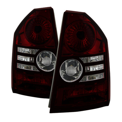 SPYDER Xtune Chrysler 300 2008-2010 OEM Style Tail Lights -Red Smoked ALT-JH-C308-OE-RSM 9033834