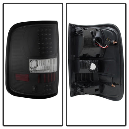 SPYDER Xtune Ford F150 Styleside 04-08 (Not Fit Heritage & SVT) LED Tail Lights Black ALT-ON-FF15004-LED-BK 5012890