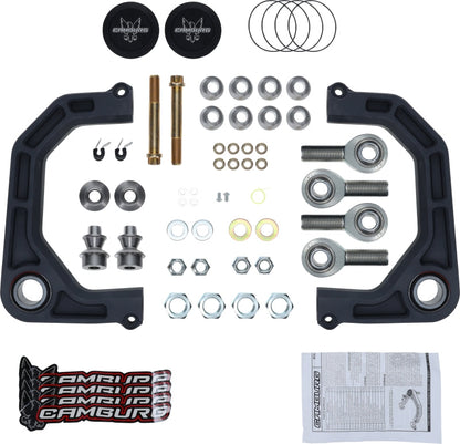 Camburg 03-21 Toyota Prado 120/150 KINETIK V2 Performance Billet Uniball Upper Arms CAM-310192-GRY