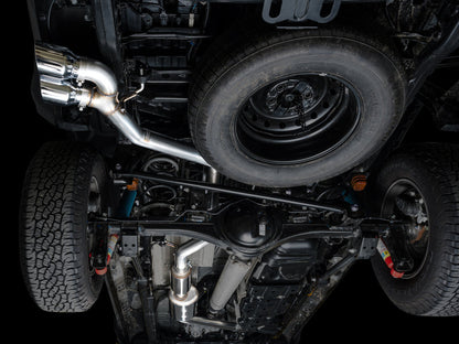 AWE Tuning AWE Exhaust for 4th Gen Toyota Tacoma Dual Chrome Silver Tips 3015-32254