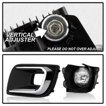 Spyder Toyota Sequoia 2018-2020 OEM Style LED Fog Lights w/OEM Fit Switch - Clear 5087140