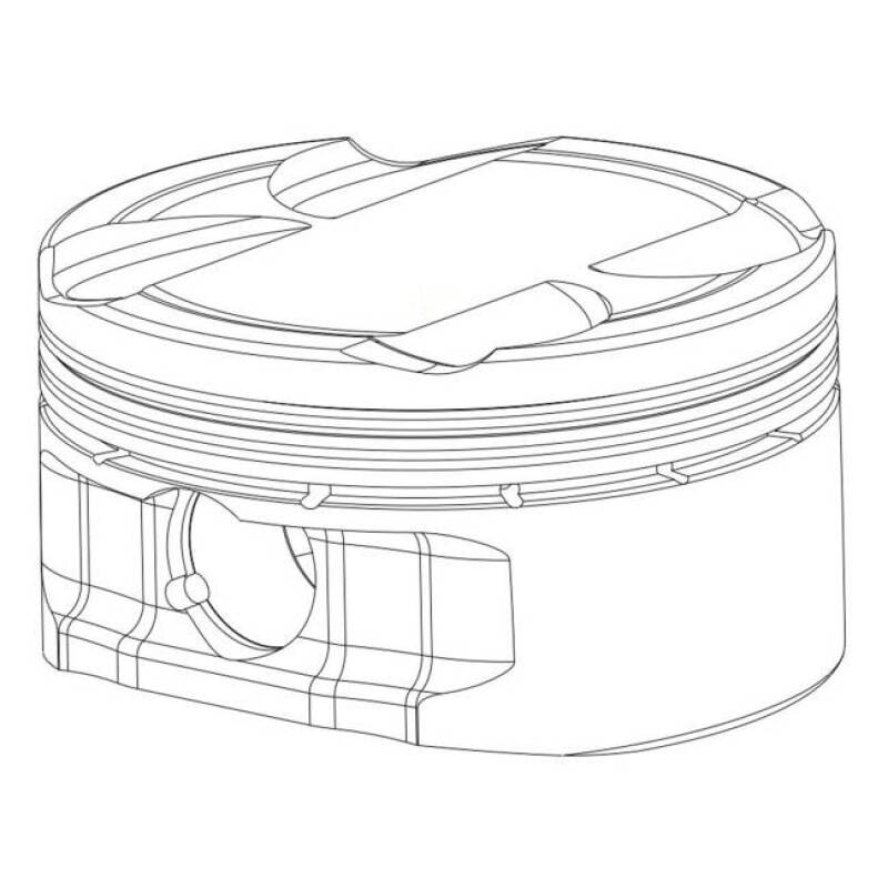 CP-Carrillo Automotive Piston, Each, Cyl: 1, Material ID: 3406 0DF4W