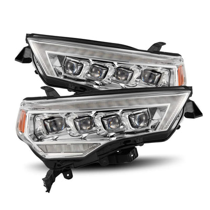AlphaRex 14-22 Toyota 4Runner NOVA LED Proj Headlights Chrome w/ Activ Light/Seq Signal/DRL 880809 *Discontinued