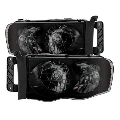 SPYDER Xtune Dodge Ram 1500 02-05 Amber Crystal Headlights HD-JH-DR02-AM-BSM 9030352