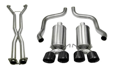 Corsa Performance 2.5" Dual Rear Exit Cat-Back Exhaust System with Twin 3.5" Tips