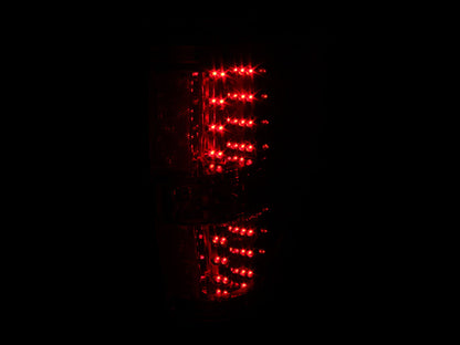 Anzo 2009-2014 Ford F-150 LED Taillights Red/Clear