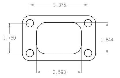 Cometic Turbo FLG T3/T4 Turbine Inlet Exhaust Gasket