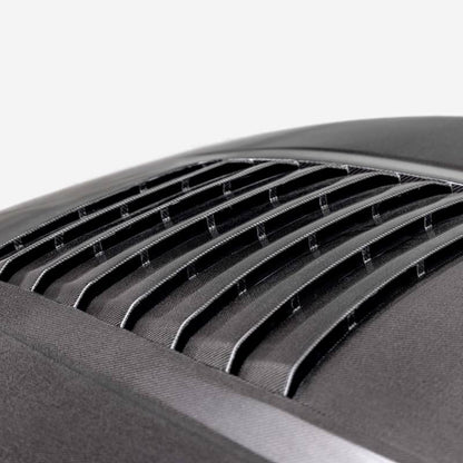 Anderson Composites 2024 Ford Mustang S650 Double-Sided Carbon Fiber Hood AC-HD24FDMU-GT5-DS