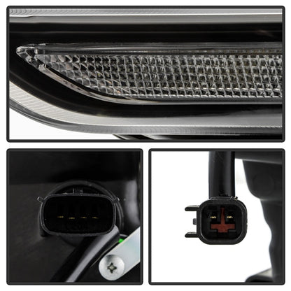 SPYDER Signature 20-21 Ford F150(Halogen Model) Proj. Headlights - Black(PRO-YD-FF15021HALSI-SEQ-BK) 5088710