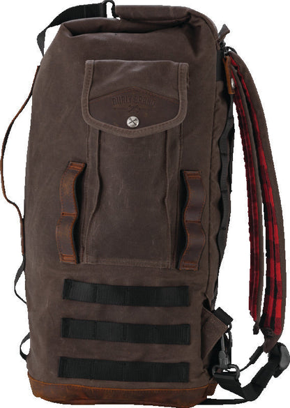 Burly Brand Sissy Bar Backpack Dark Oak B15-1013D