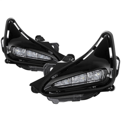 Spyder 2017+ Toyota Corolla OEM LED Fog Lights w/Switch - Clear (FL-TCO17-LED-C) 5084866