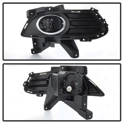 Spyder 13-16 Ford Fusion OEM Fog Lights w/Switch & Cover - Clear (FL-FFUS13-C) 5085009
