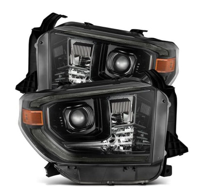 AlphaRex 14-21 Toyota Tundra PRO-Series Projector Headlights Black w/Seq. Sig. + DRL 880839 *Discontinued