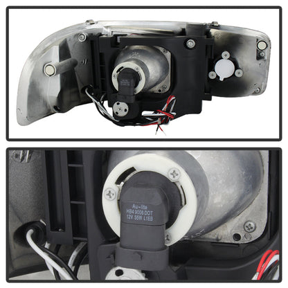Spyder GMC Sierra 1500/2500/3500 99-06 Projector Headlights LED Halo LED Chrome PRO-YD-CDE00-HL-C 5009364