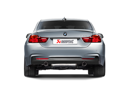 Akrapovic 16-17 BMW 340i (F30 F31) Evolution Line Cat Back (SS) w/ Carbon Tips (Req. Link Pipe) MTP-BM/SS/2H