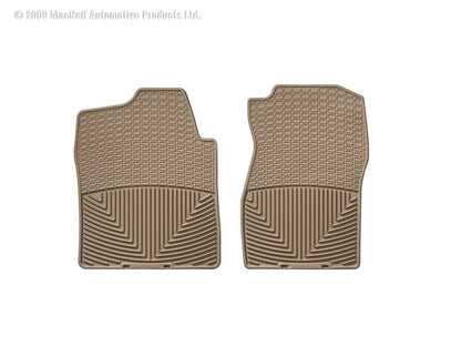 WeatherTech 07+ Chevrolet Silverado GMC Sierra Front Rubber Mats - Tan