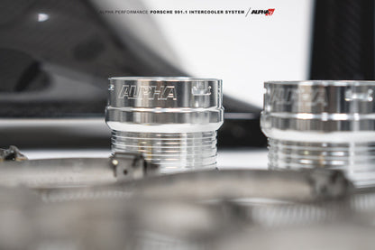 AMS Performance Porsche 997.1TT Alpha Intercooler System (For Stock Framed Turbos) ALP.09.09.0001-2