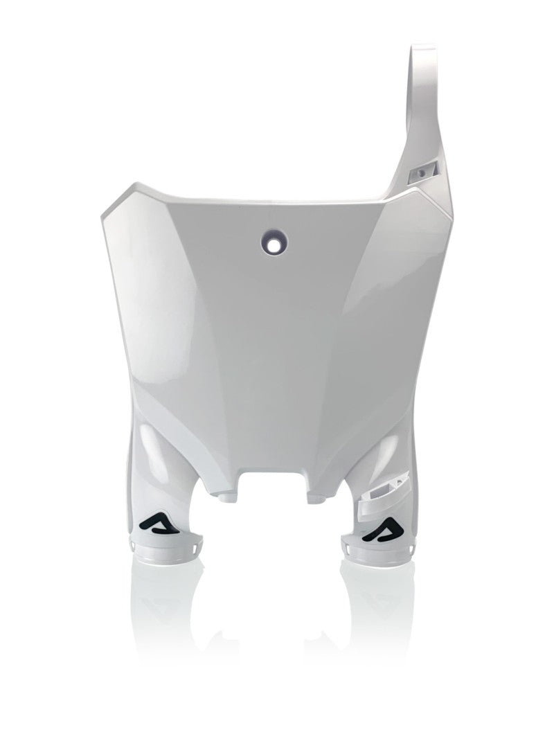 Acerbis 21+ Honda CRF250R/250RX/ CRF450R/RX/ CRF450R-S Front Number Plate- Raptor 2 - White 2981820002
