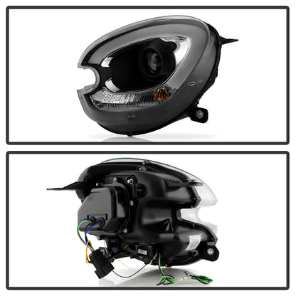 SPYDER Mini Countryman 11-16 V2 Xenon/HID Only Proj Headlights - Black PRO-YD-MCO11HID-BK 5088291