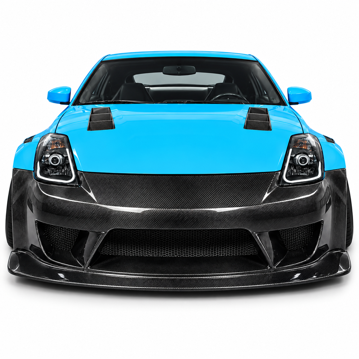 Dry Carbon Fiber Front Bumper for Infiniti G35 VQ35