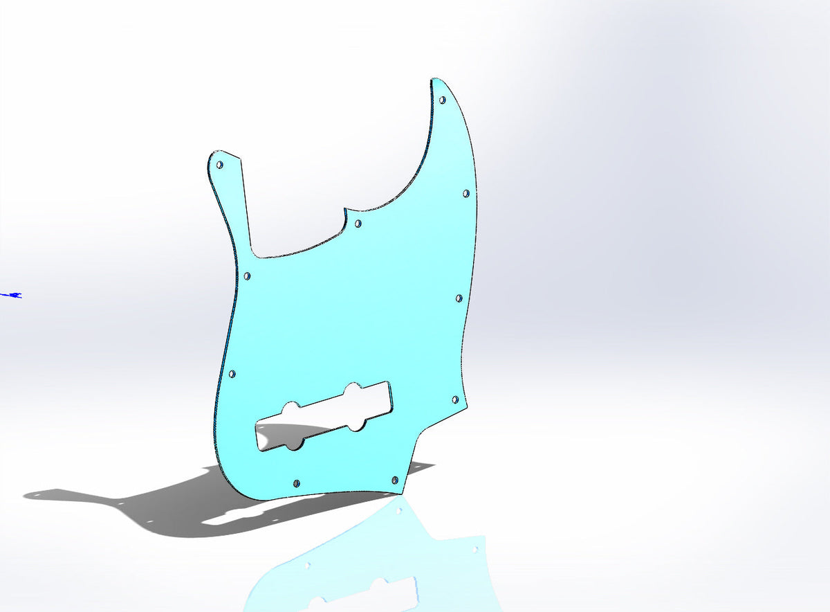CARBON FIBER Replacement Guitar Pickguard For Fender Jazz Bass 5 String JB