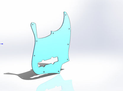 CARBON FIBER Replacement Guitar Pickguard For Fender Jazz Bass 5 String JB