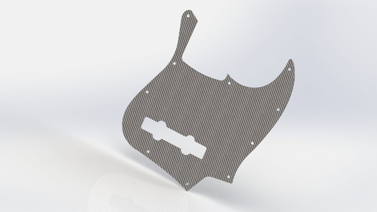 CARBON FIBER Replacement Guitar Pickguard For Fender Jazz Bass 5 String JB